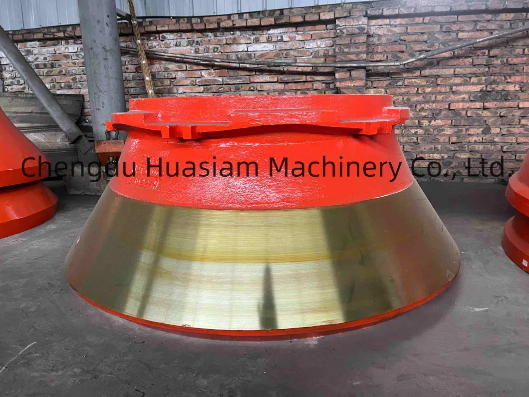 Crusher Parts Supplier High Quality Mine Cone Crusher Wear Parts Mantle Bowl Liner for Cone Crusher