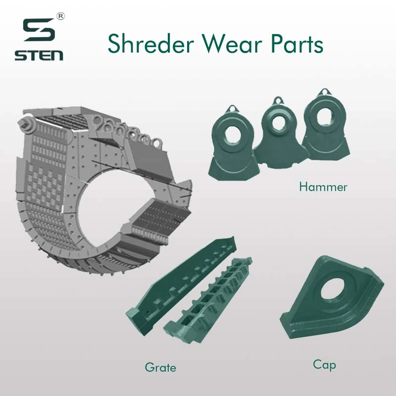 Crusher Spare Parts of Hammers by Bimetal Material