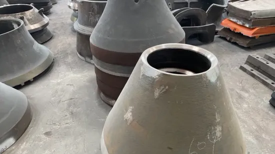 Детали конусной дробилки хорошего качества OEM / вогнутая часть / вкладыш чаши